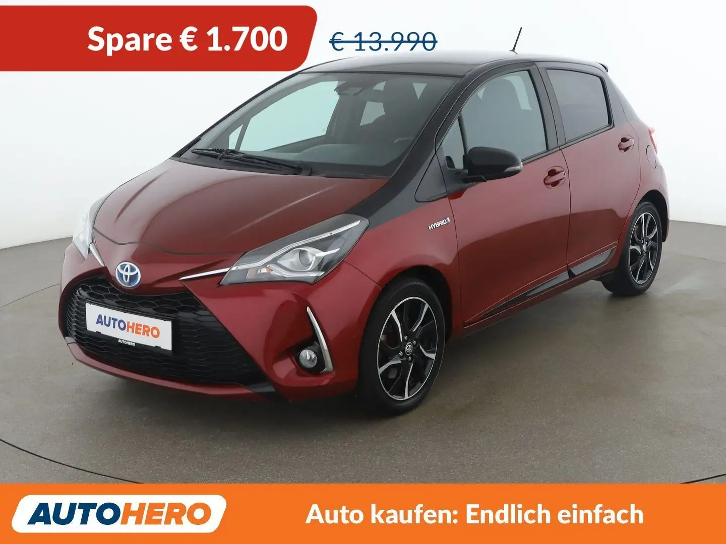 Toyota Yaris 1.5 Hybrid Collection Rot - 1