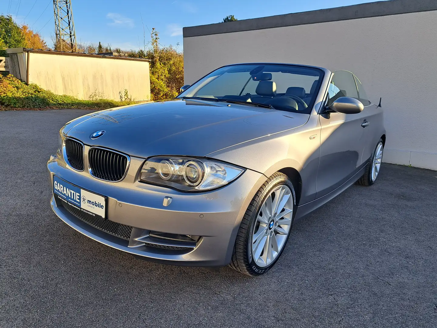 BMW 125 i Cabrio*BRD*HiFi*Leder*Navi*PDC*Xenon*45Tkm Grau - 1