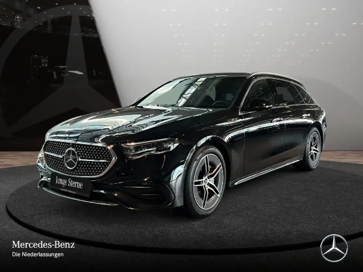 Mercedes-Benz E 300 e T AMG Fahrass 360° Burmester Distr. PTS 9G Noir - 2
