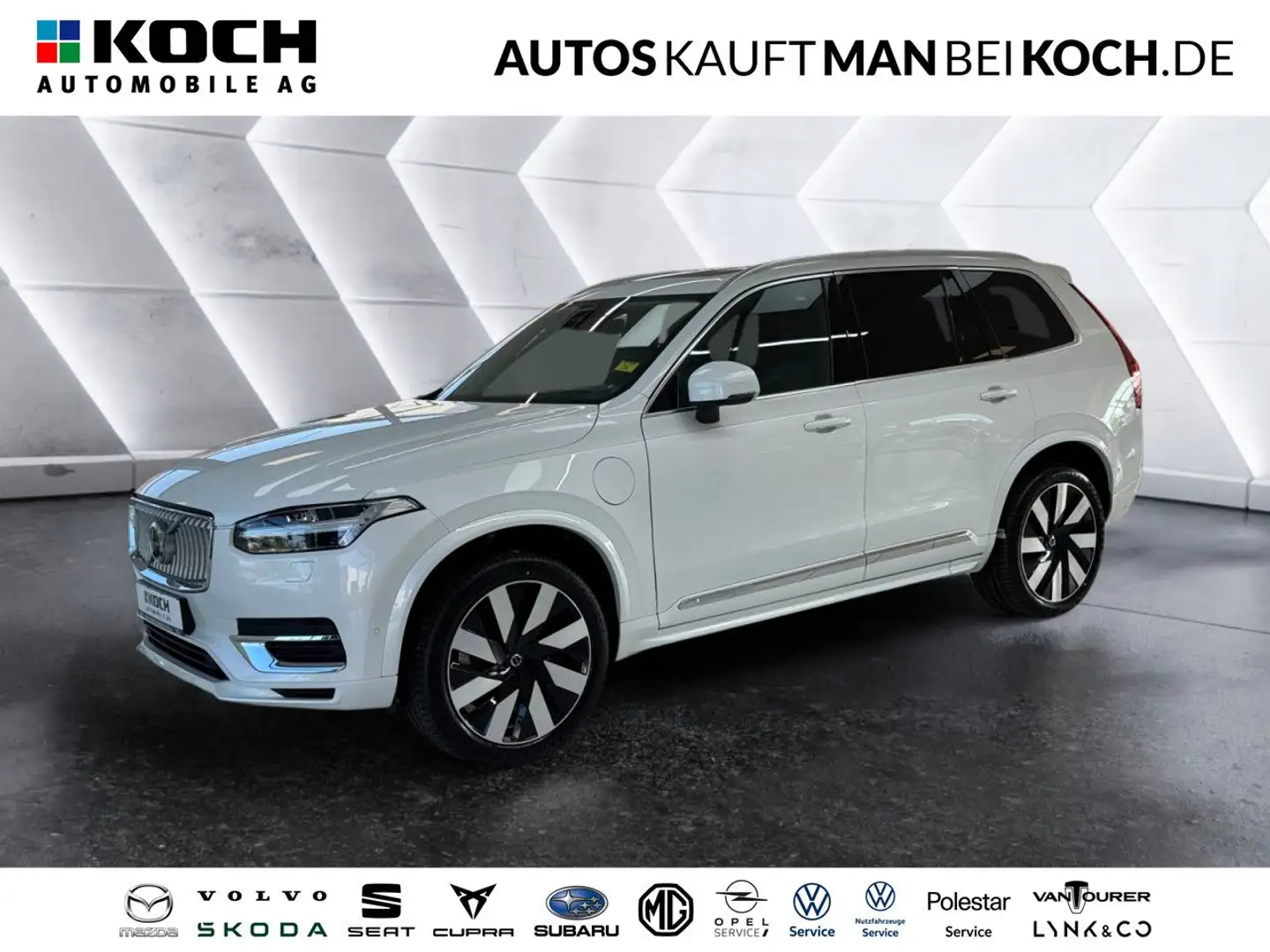 Volvo XC90 T8 Plug-In AWD Ultimate HIGH END Ausstattung Weiß - 1