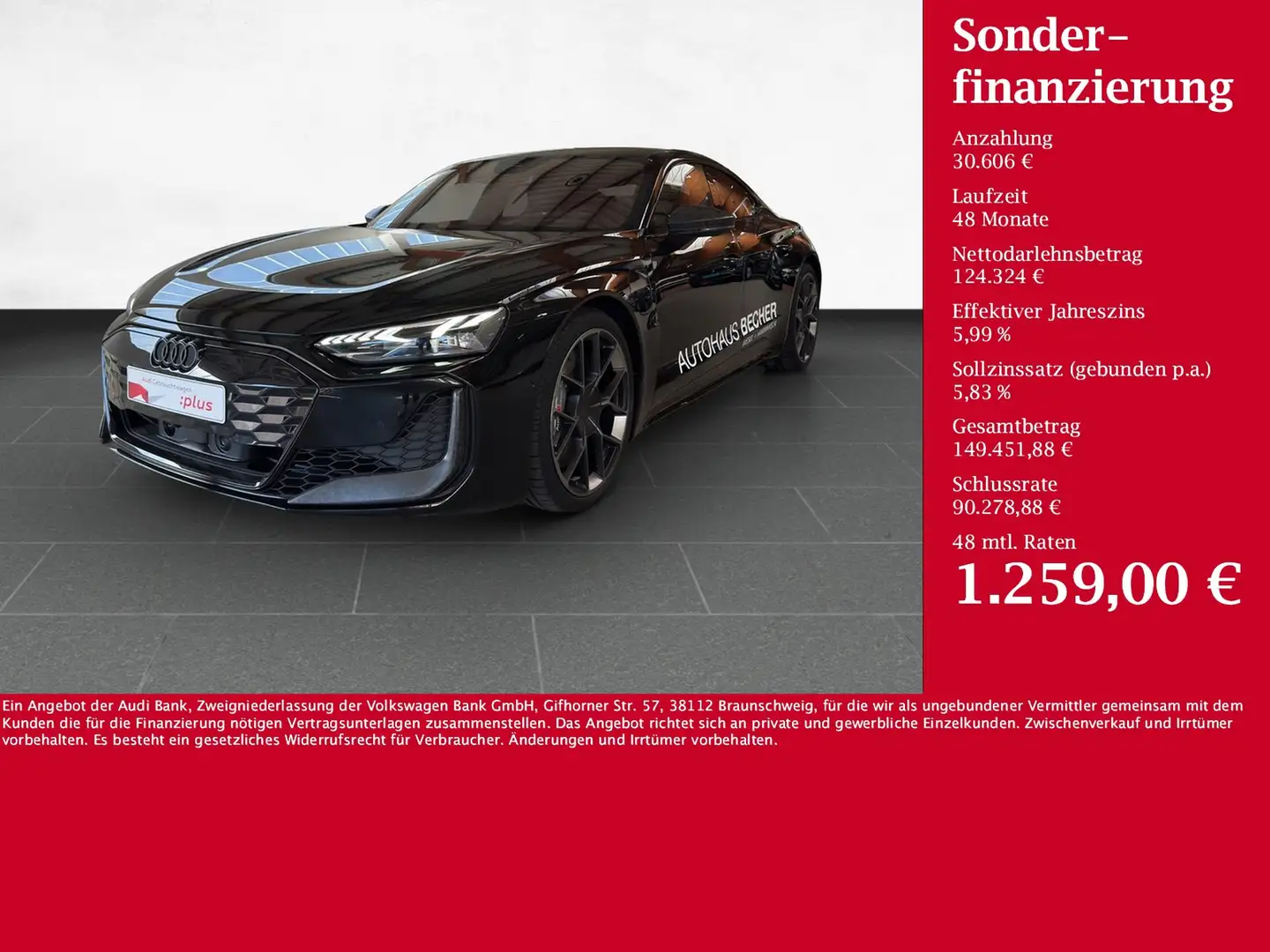 Audi RS e-tron GT Performance quattro /Matrix/B&O Noir - 1