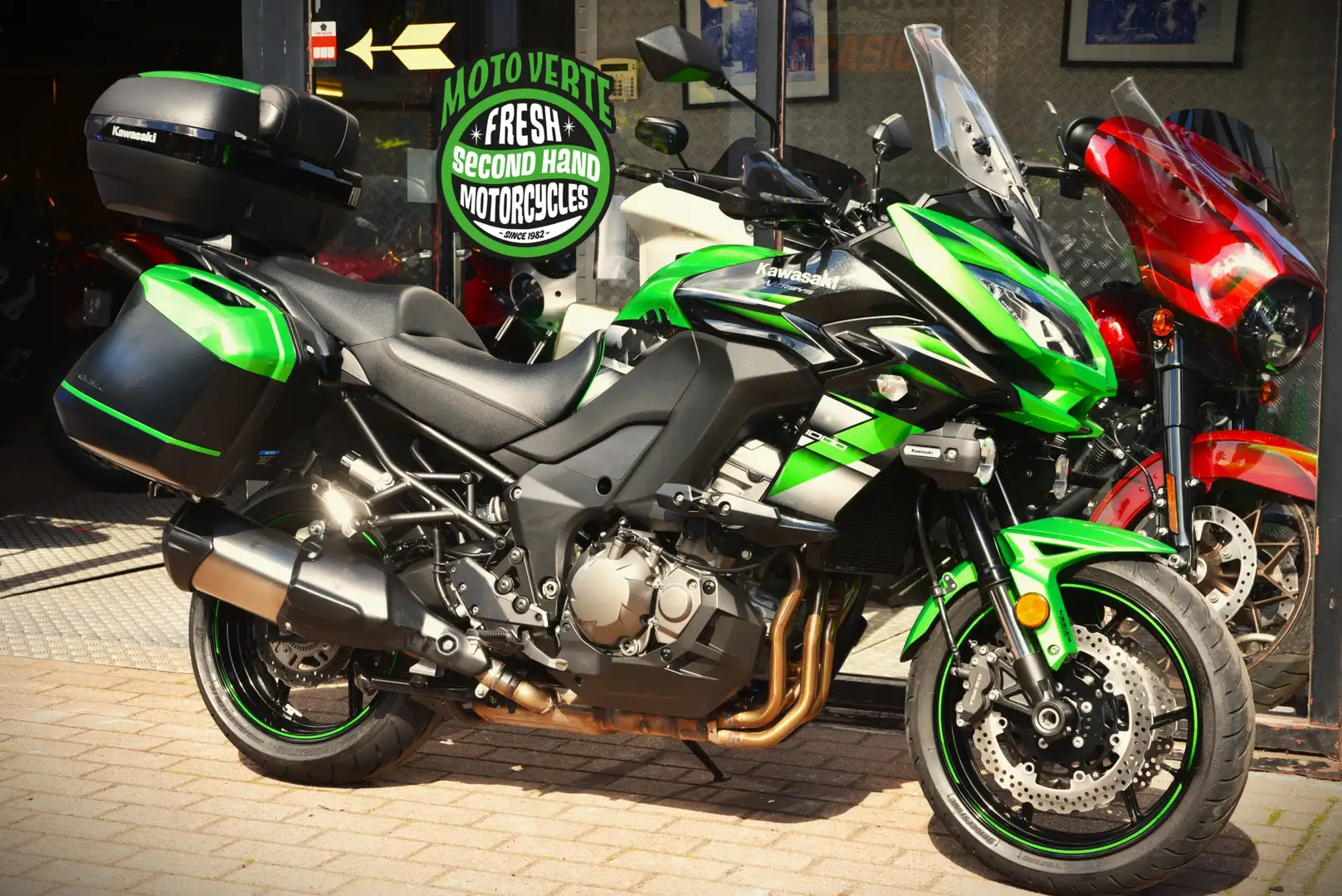 Kawasaki Versys 1000 GRAND TOURER ***MOTO VERTE*** Zöld - 1