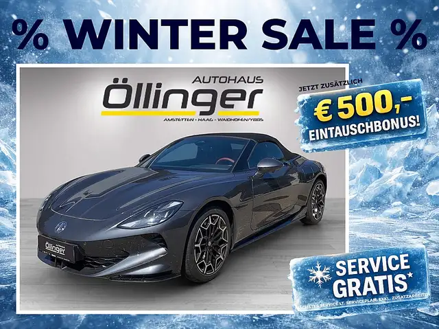 MG Cyberster MG Cyberster TROPHY andesgrey + innen rot/grau ...