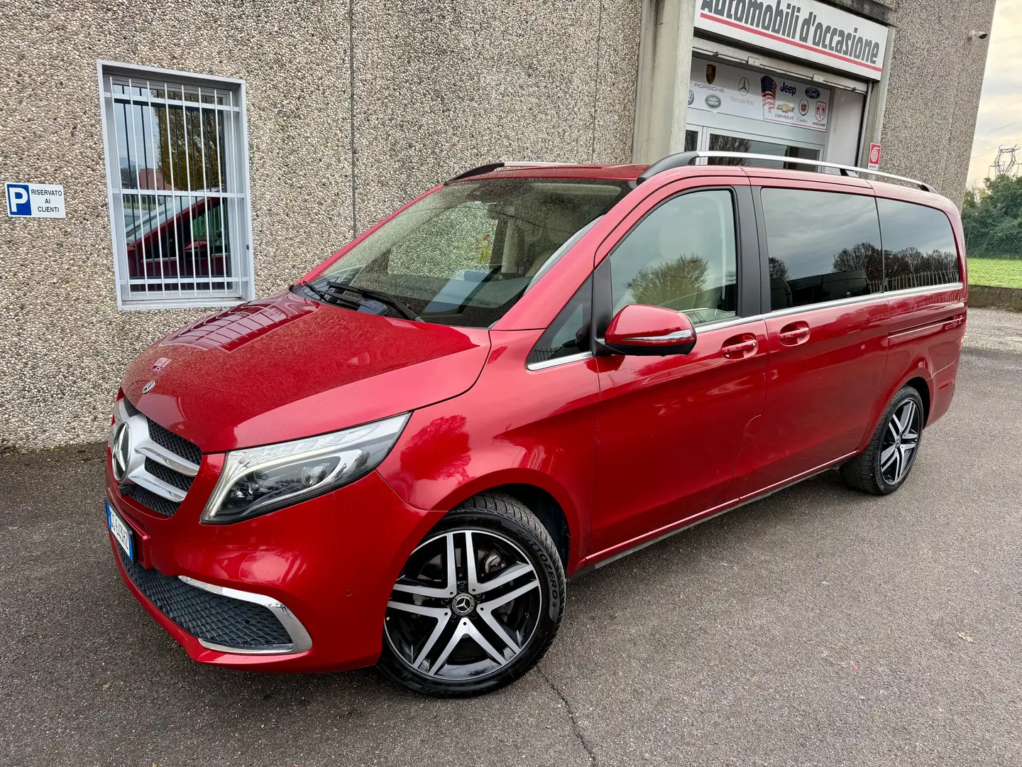 Mercedes-Benz V V Long 300 d Premium Business 4matic auto"NETTO IVA" Rosso - 1