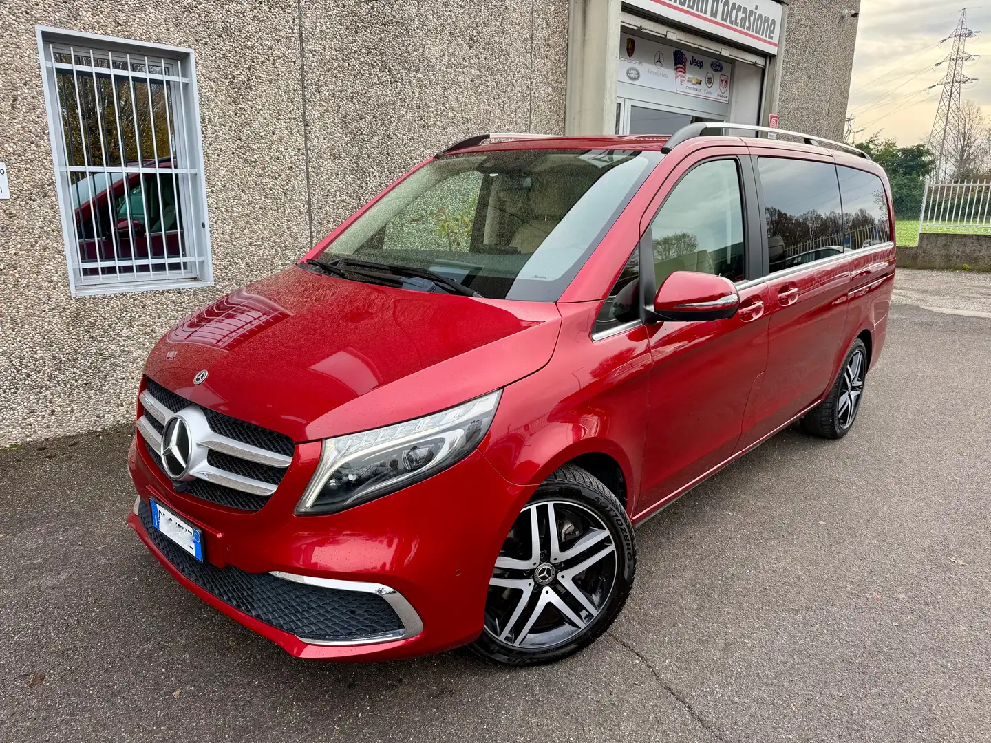 Mercedes-Benz V V Long 300 d Premium Business 4matic auto"NETTO IVA" Rosso - 2
