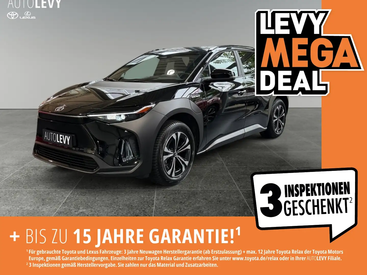 Toyota bZ4X FWD +Comfort-Paket+Allwetter+Sitzheizung+ Černá - 1