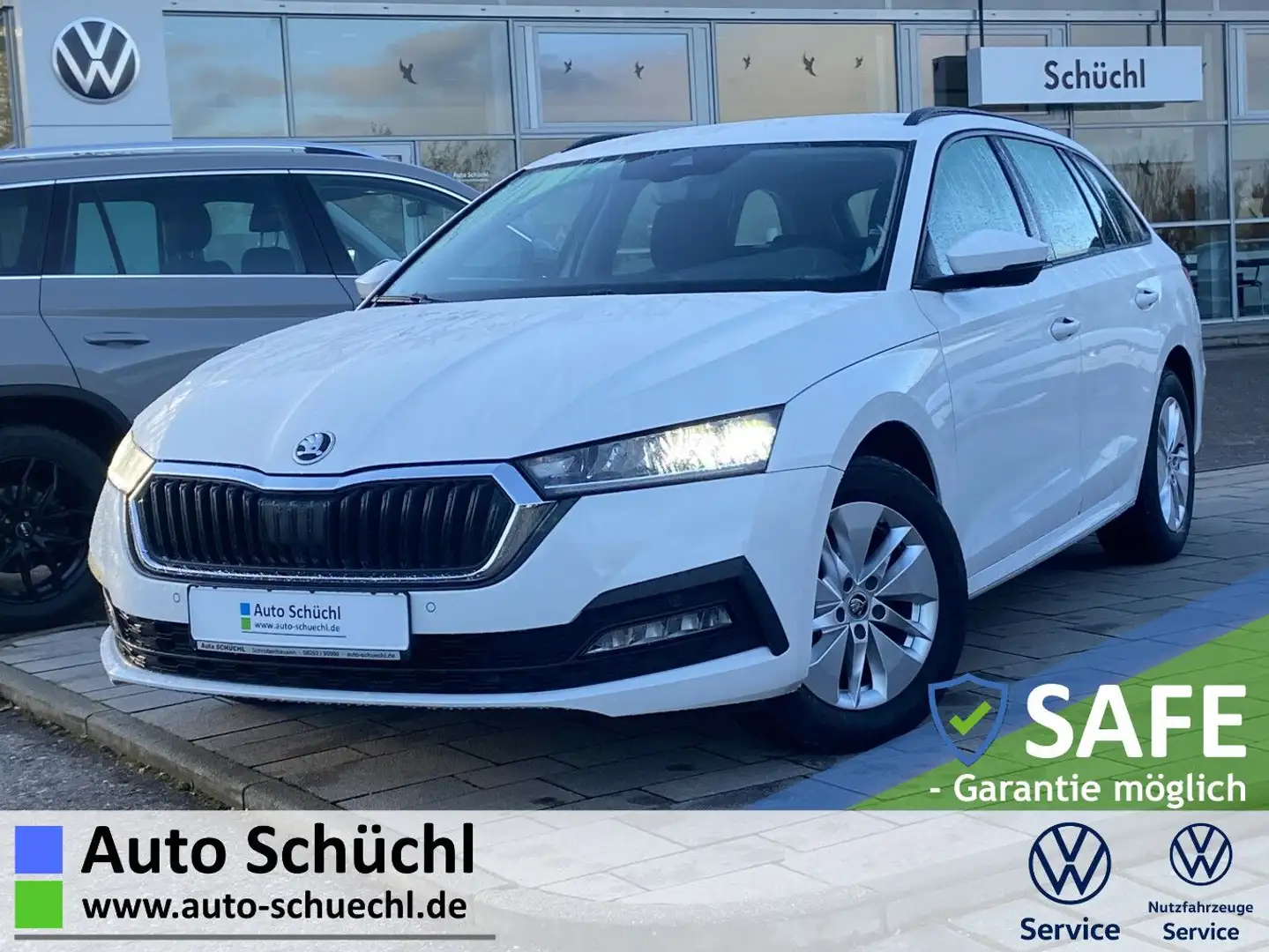 Skoda Octavia Combi 2.0 TDI DSG AHK+NAVI-COLUMBUS+LED+ Weiß - 1