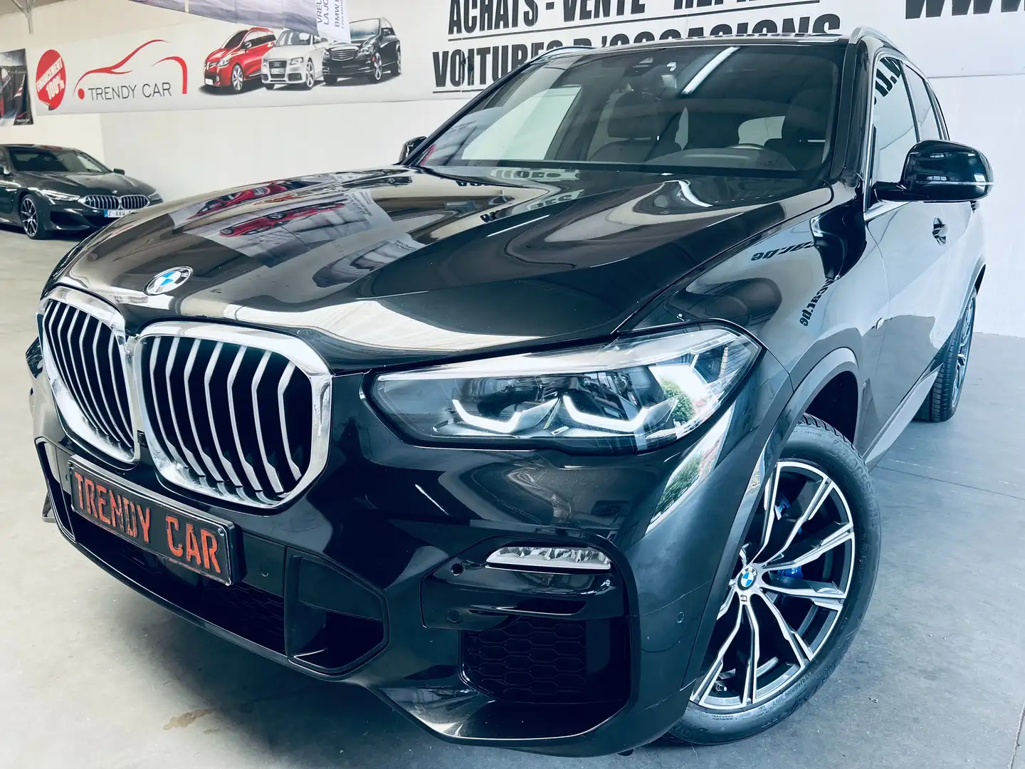 BMW X5 dAS xDrive30 MHEV+PANO+ACC+CAMERA+CARNET+GARANTIE Noir - 1