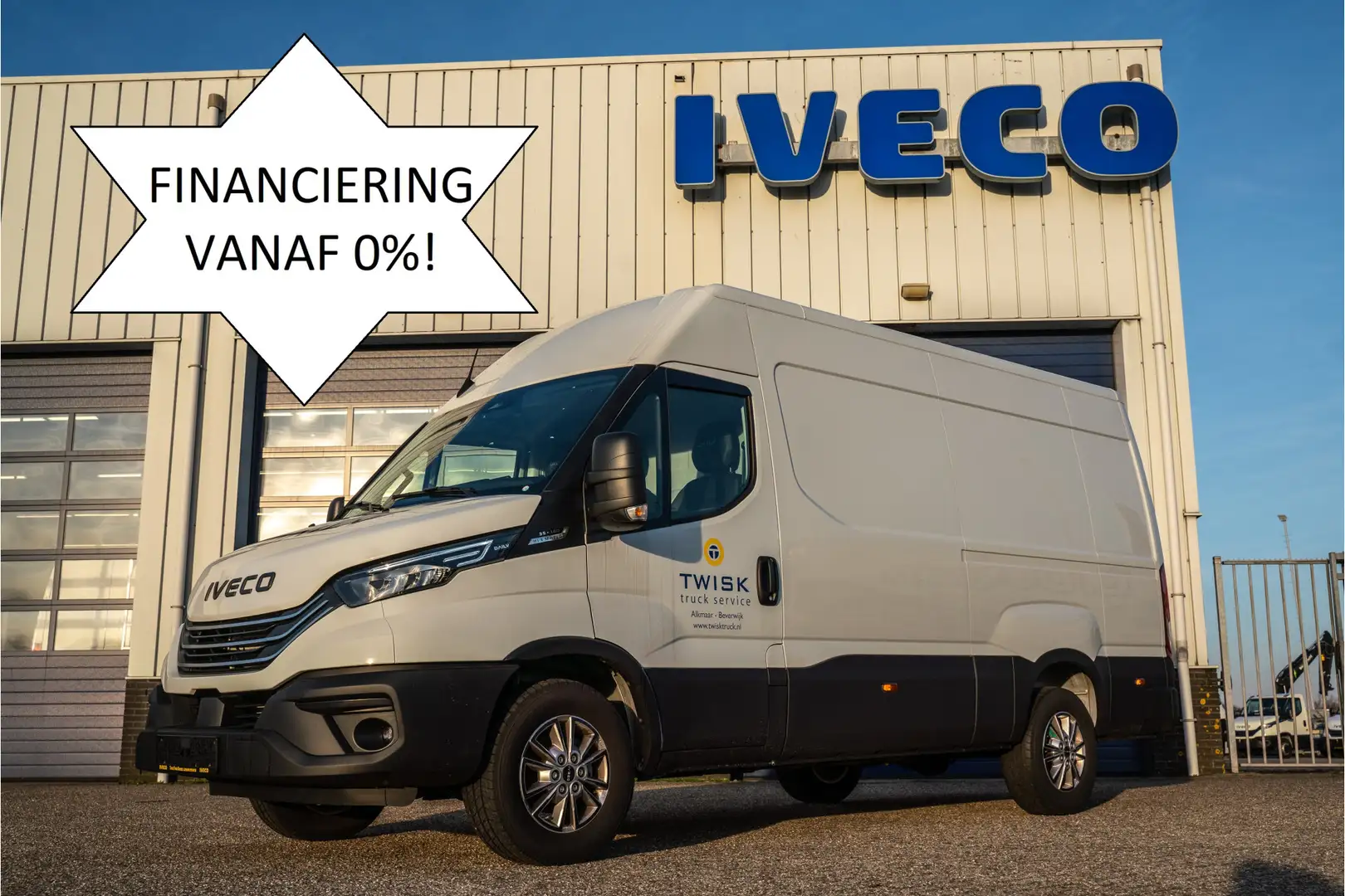 Iveco Daily 35s16va8 12m3 automaat, ex DEMO, BPM vrij, zeer lu Wit - 1