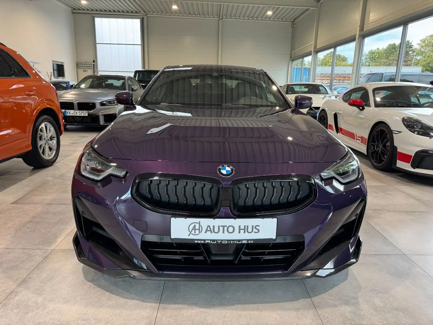 BMW 220 2 Coupe 220 d M Sport Leder/Navi/Kamera/LED/PDC Blau - 2