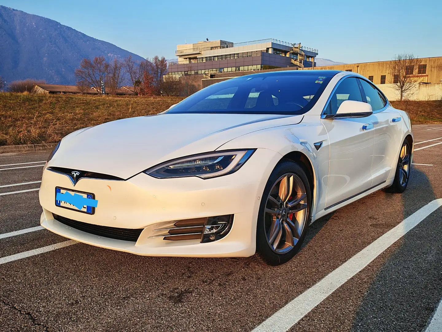 Tesla Model S Model S Performance Ludicrous awd Bianco - 1