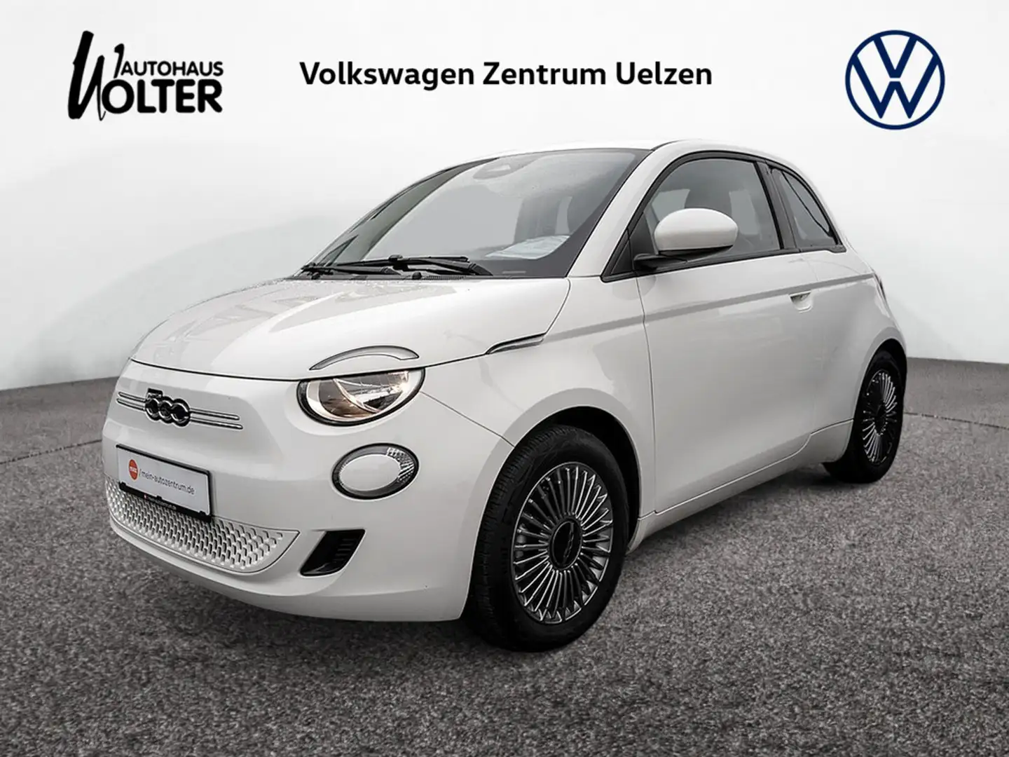 Fiat 500e Base 42 kWh GRA NAVI DAB+ KEYLESS APP-CO Weiß - 1