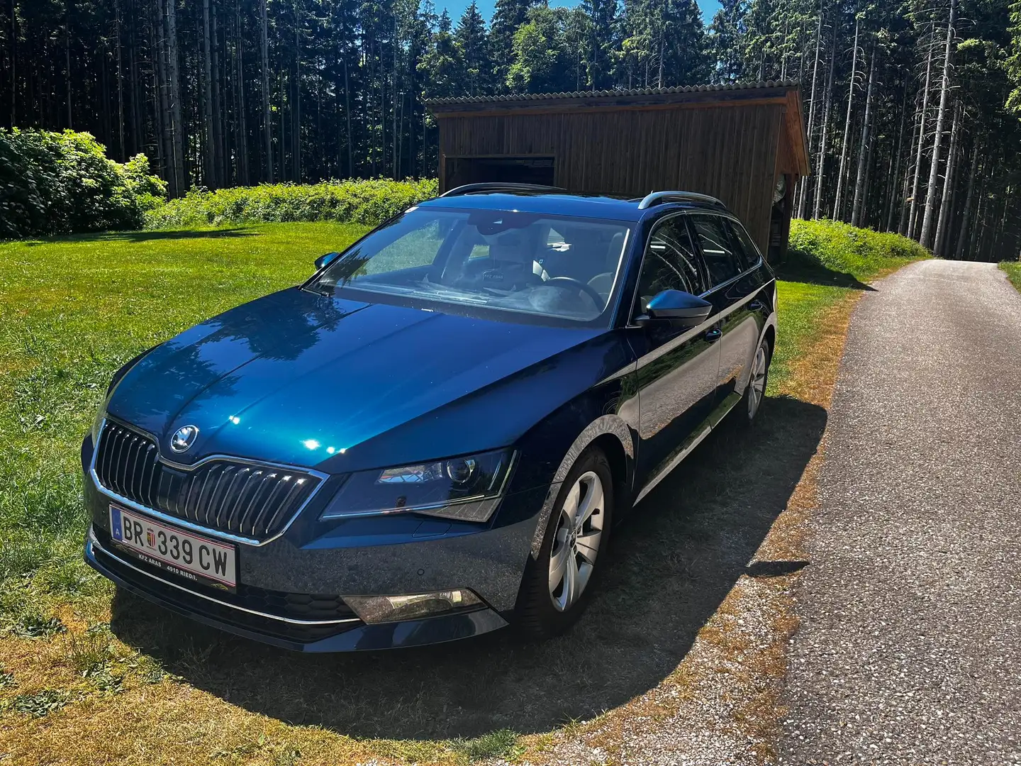 Skoda Superb Superb Kombi 2,0 TDI 4x4 Blau - 2