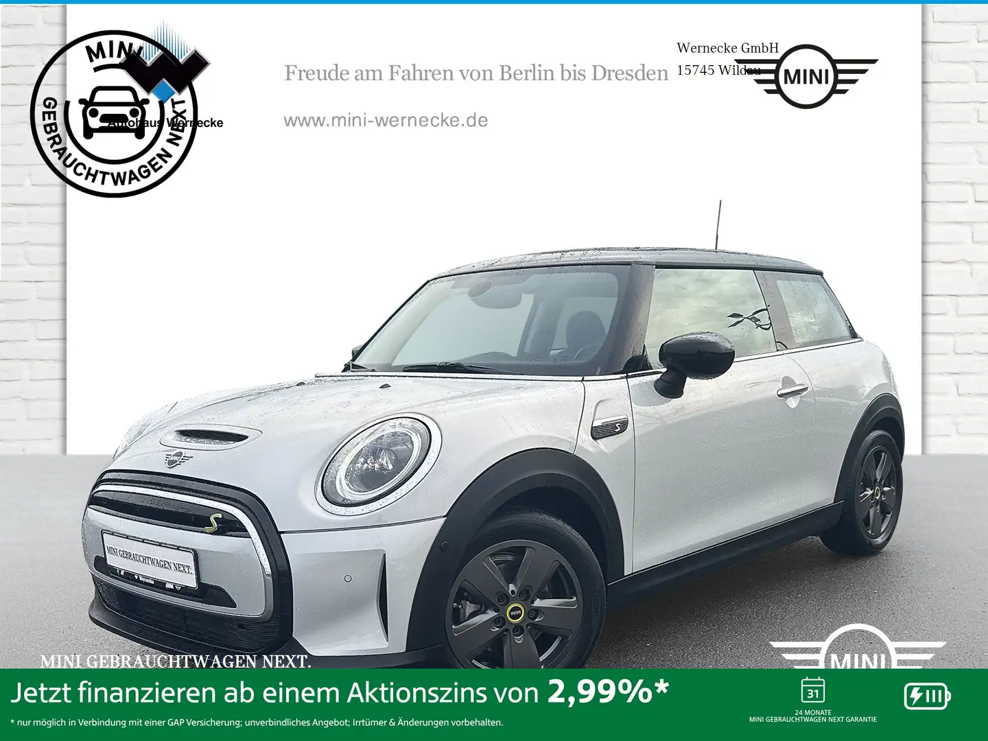 MINI Cooper SE Hatch DAB LED Navi Tempomat Klimaaut. Weiß - 1