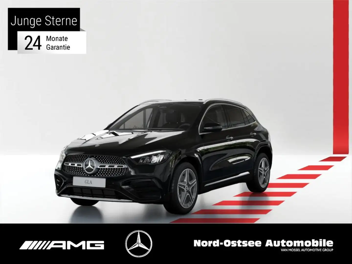 Mercedes-Benz GLA 200 AMG AHK KAMERA KLIMA SITZHZG LED Negro - 1