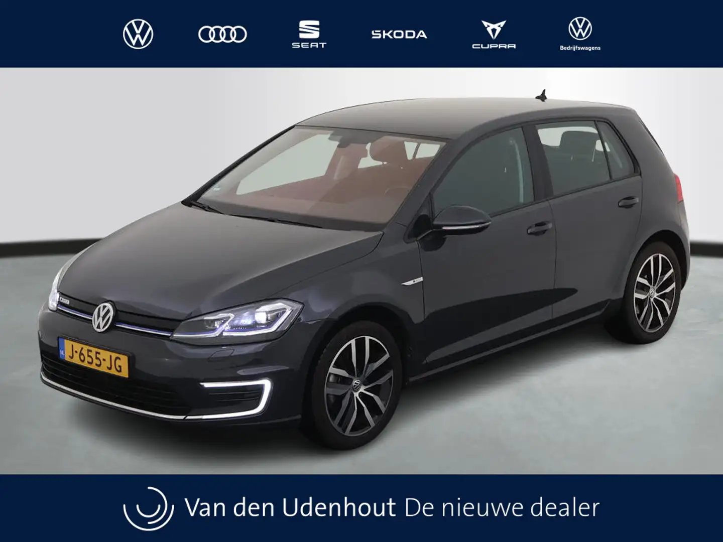 Volkswagen e-Golf E-DITION 36kW 136pk Navigatie Carplay Grijs - 1