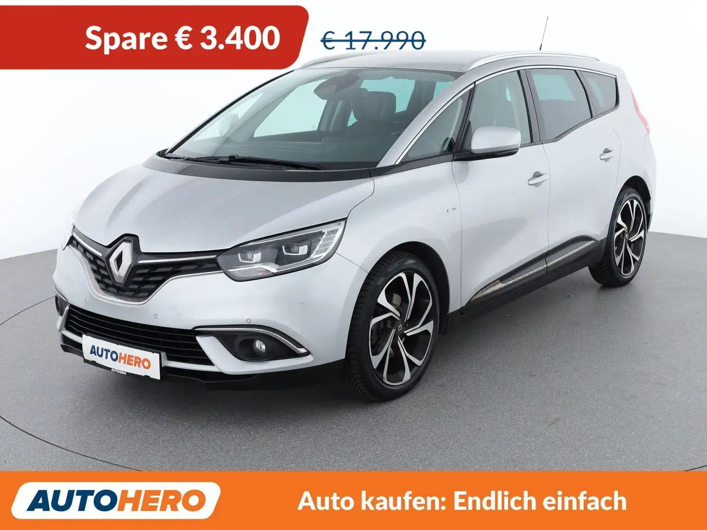 Renault Grand Scenic 1.5 dCi Energy BOSE-Edition *LED*TEMPO*SPUR*NAVI* Gris - 1
