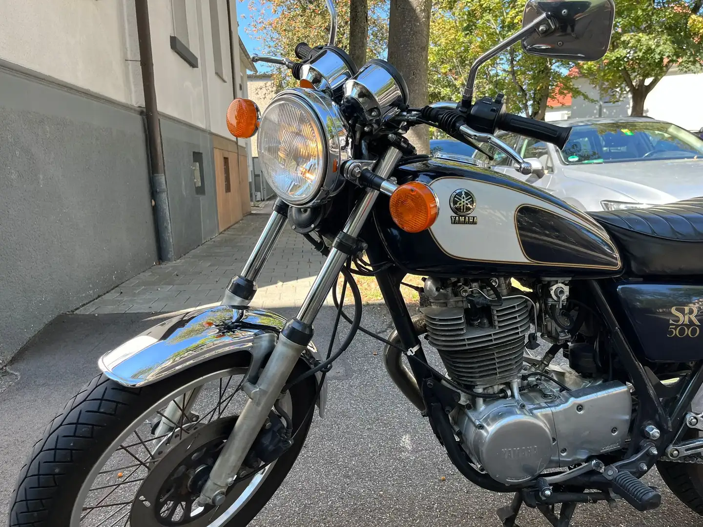 Yamaha SR 500 48T Blau - 2