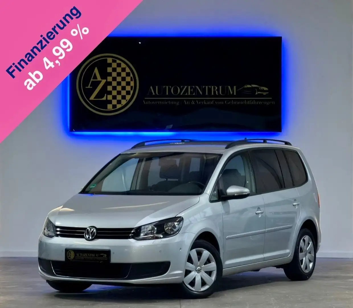 Volkswagen Touran 1.6 TDI Comfortline*7-SITZER*TÜV-NEU*2HND Argent - 1