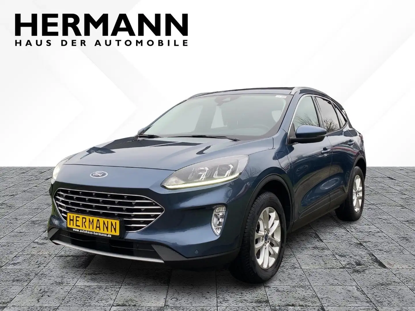 Ford Kuga TITANIUM 2.5 PHEV 225PS CVT FWD AHK*AHK*AUT Blauw - 1