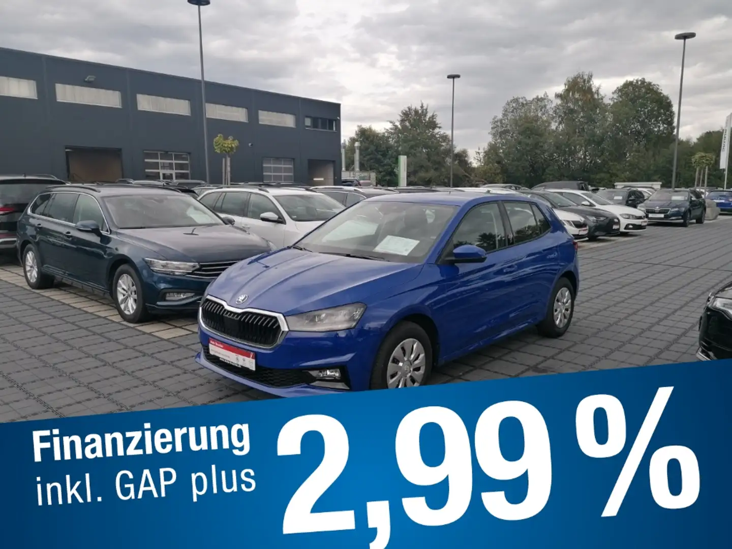 Skoda Fabia Ambition 1.0 MPI Klimaanlage  Sitzh. LED Blau - 1