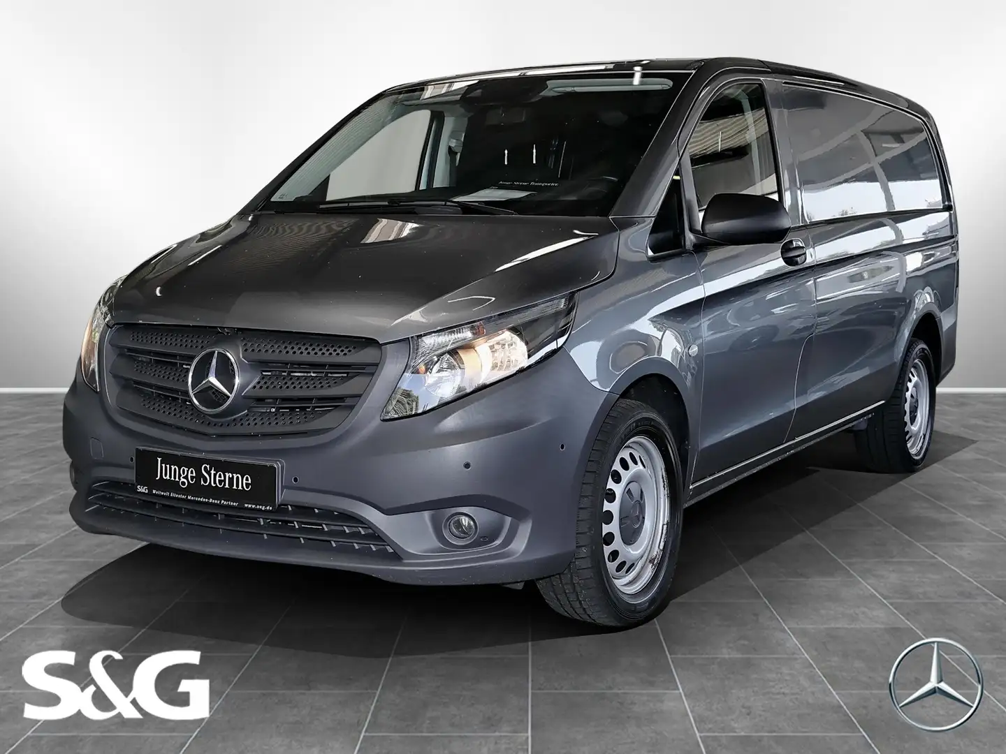 Mercedes-Benz Vito 114 CDI Kasten Lang 7G-Tr. Navi Kamera Gris - 1