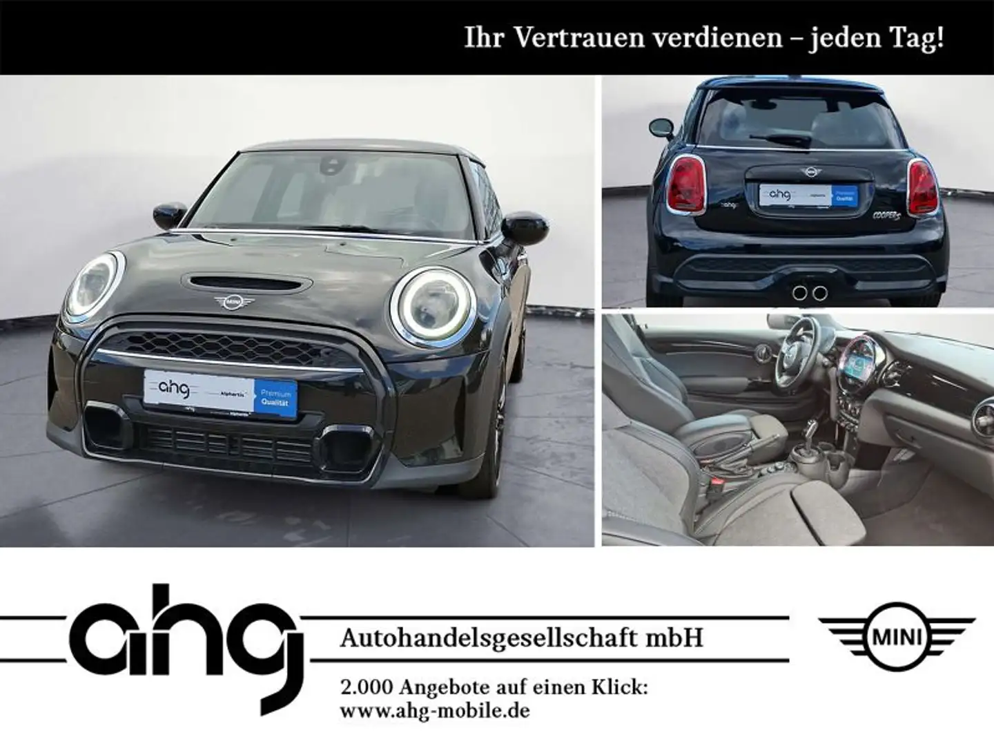 MINI Cooper S Classic Trim Steptronic Klimaaut. PDC Zwart - 1