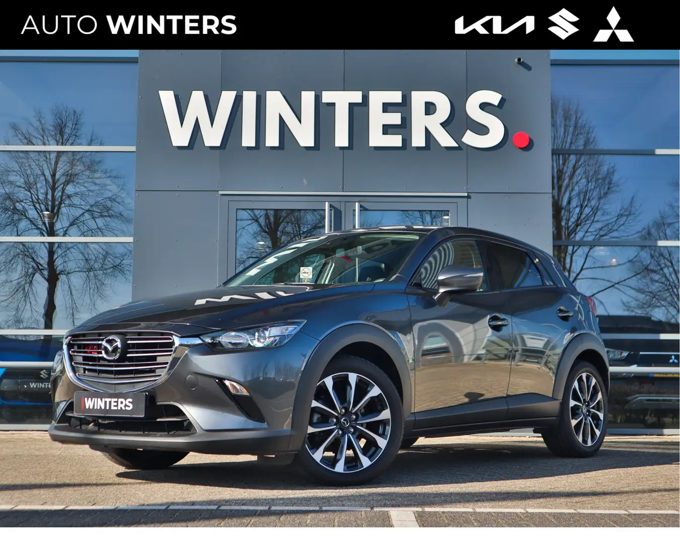 Mazda CX-3 2.0 SkyActiv-G 120 GT-M | Navigatie | Cruise Contr Šedá - 1