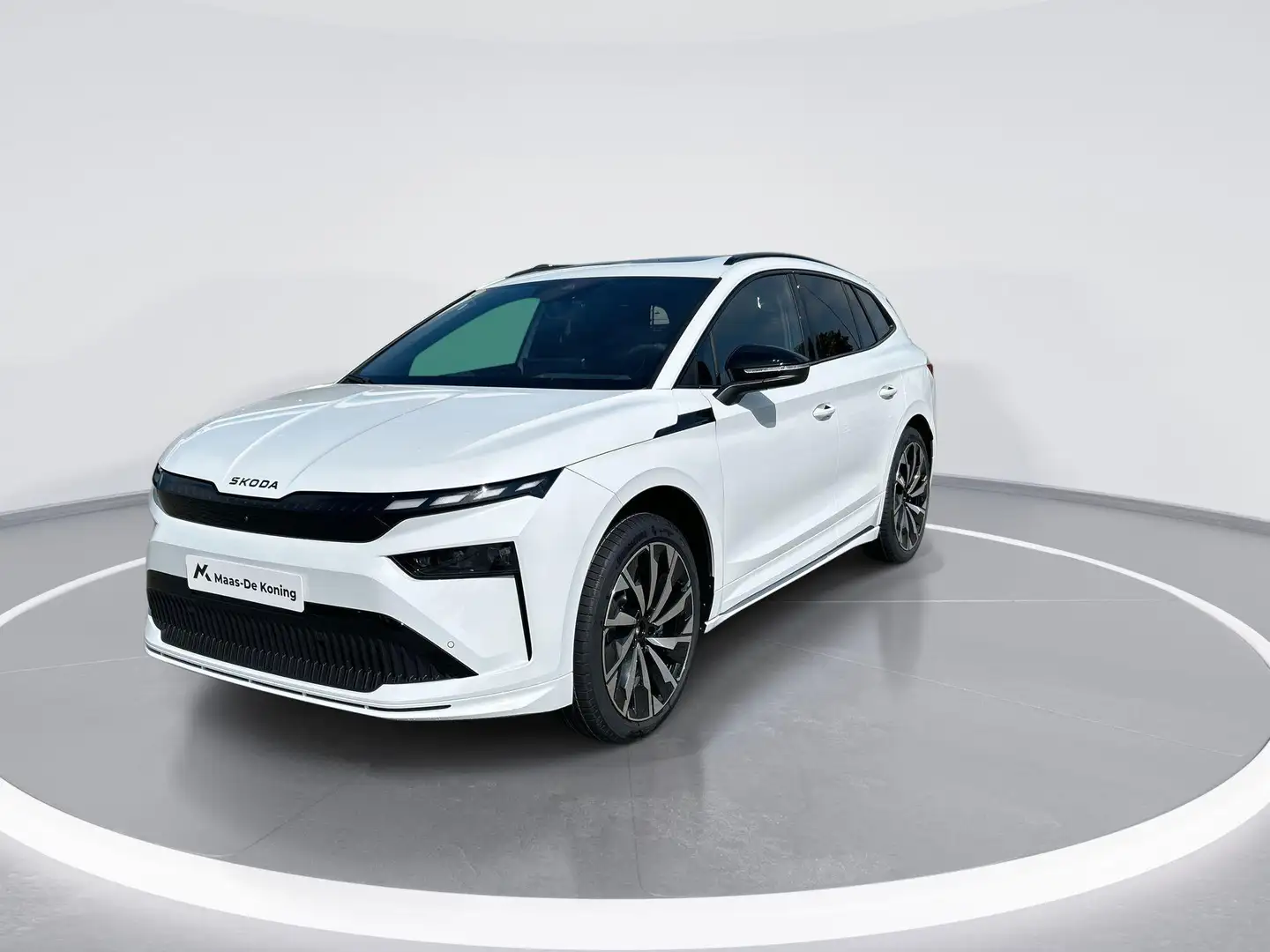 Skoda Enyaq iv Sportline Elektromotor 210 kW / 286 PK SUV Elek Weiß - 2