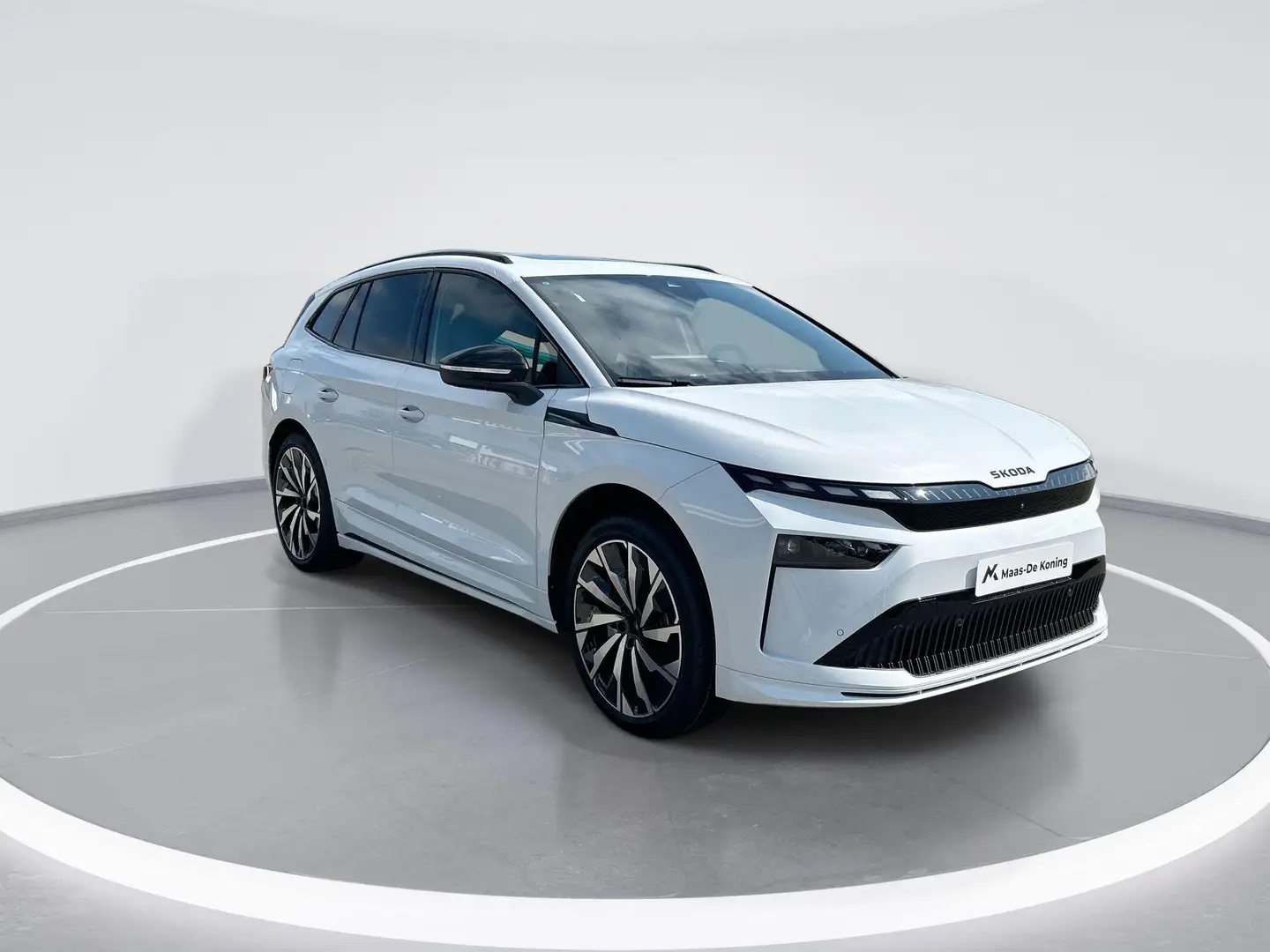 Skoda Enyaq iv Sportline Elektromotor 210 kW / 286 PK SUV Elek Weiß - 1