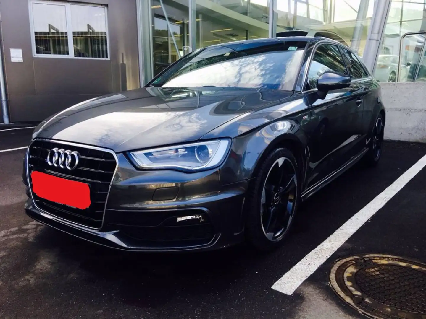 Audi A3 S line, B&O, Alcantara / Leder, 18" Rotor Grau - 1