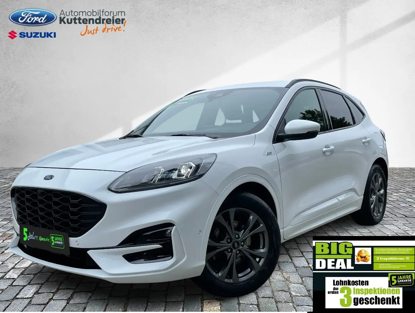 Ford Kuga ST-Line X AHKschwenkb Voll-LED Navi Kamera Wit - 1