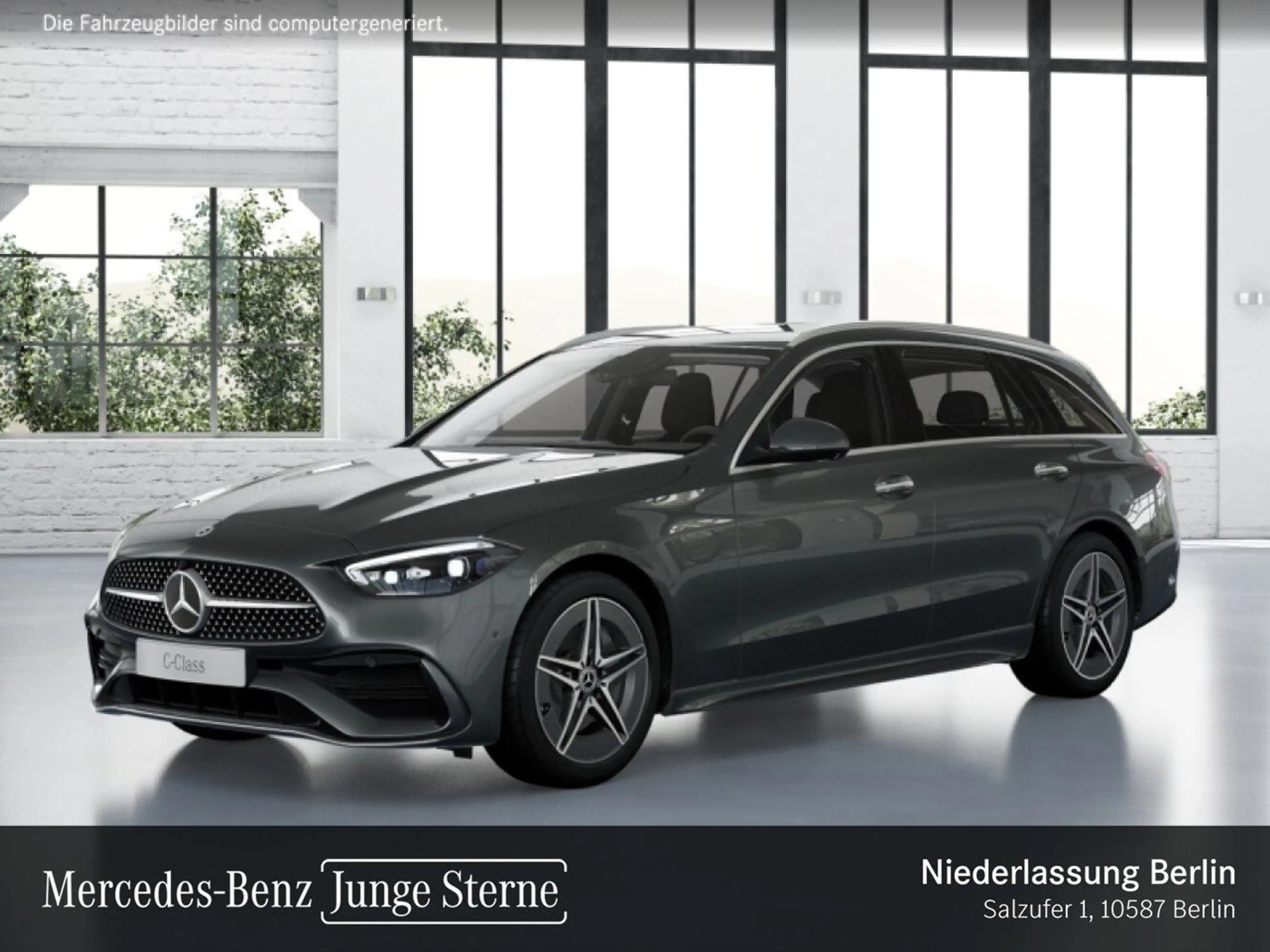 Mercedes-Benz C 200 T AMG+360+AHK+KEYLESS+9G — photo 13