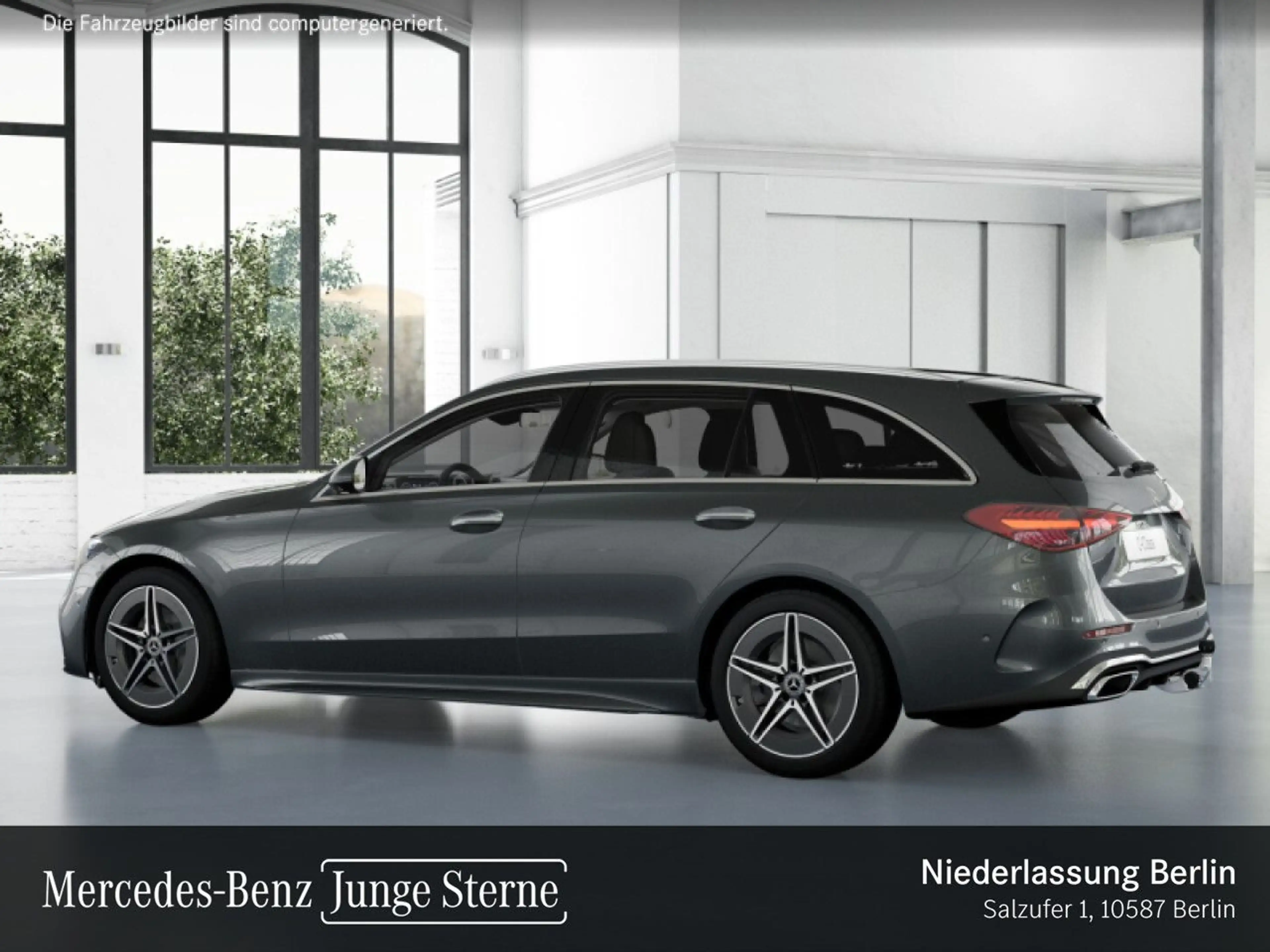 Mercedes-Benz C 200 T AMG+360+AHK+KEYLESS+9G — photo 14