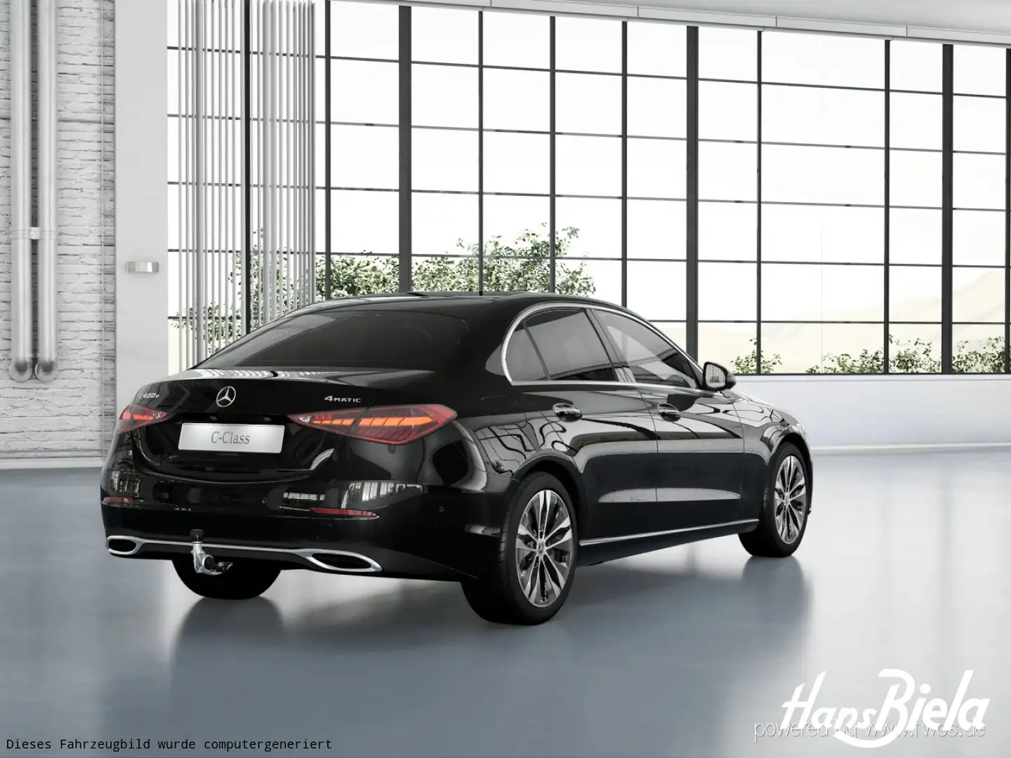 Mercedes-Benz C 400 C 400 e 4M Avantgarde/ADV/18"/Pano/Burm/Dis/AHK/ Schwarz - 2