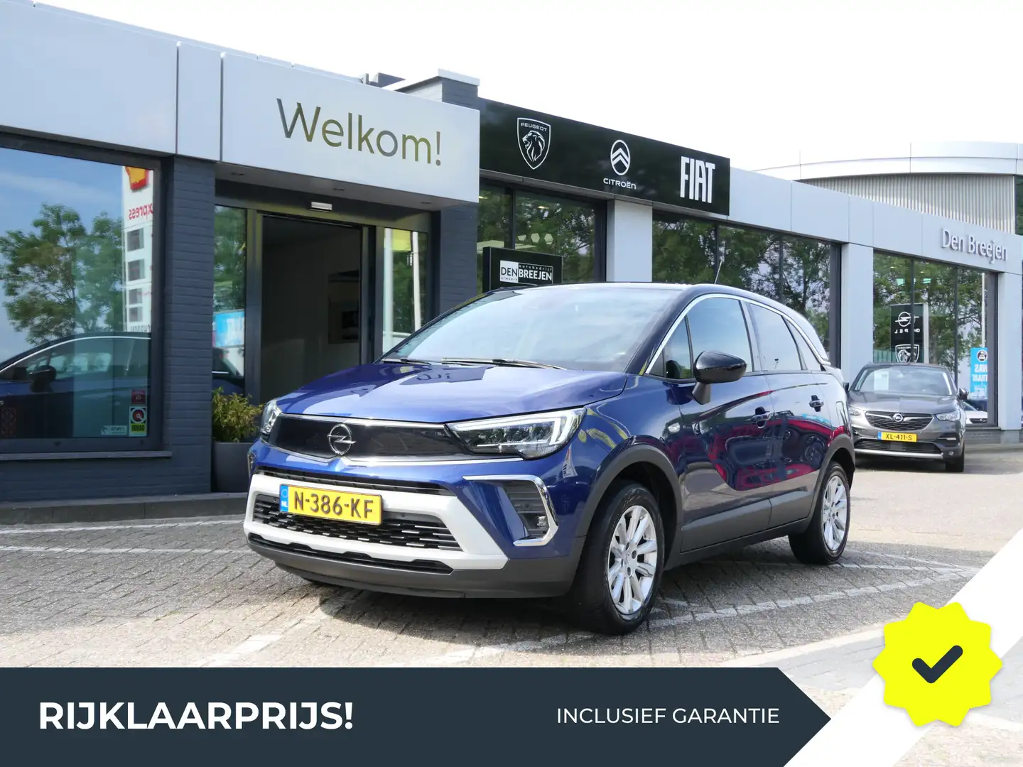 Opel Crossland 1.2 Turbo Elegance | 1e eigenaar | Navigatie | Cam Bleu - 1