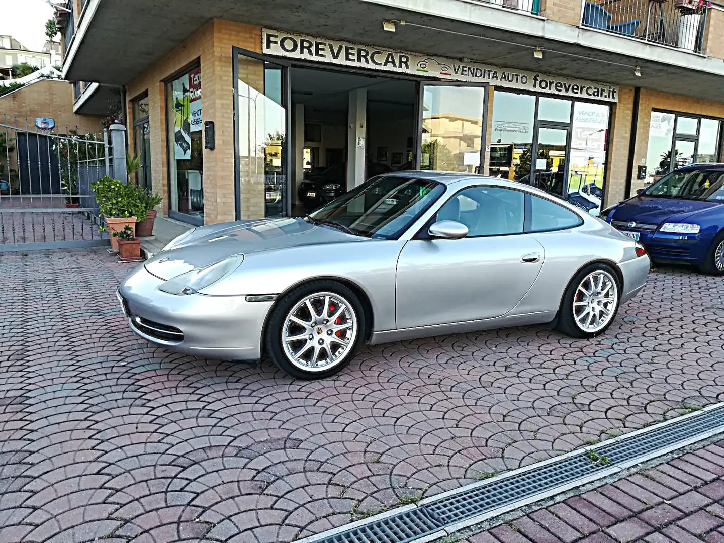 Porsche 996 911 Coupe 3.4 Carrera 4 Pelle Totale 300CV Argent - 2