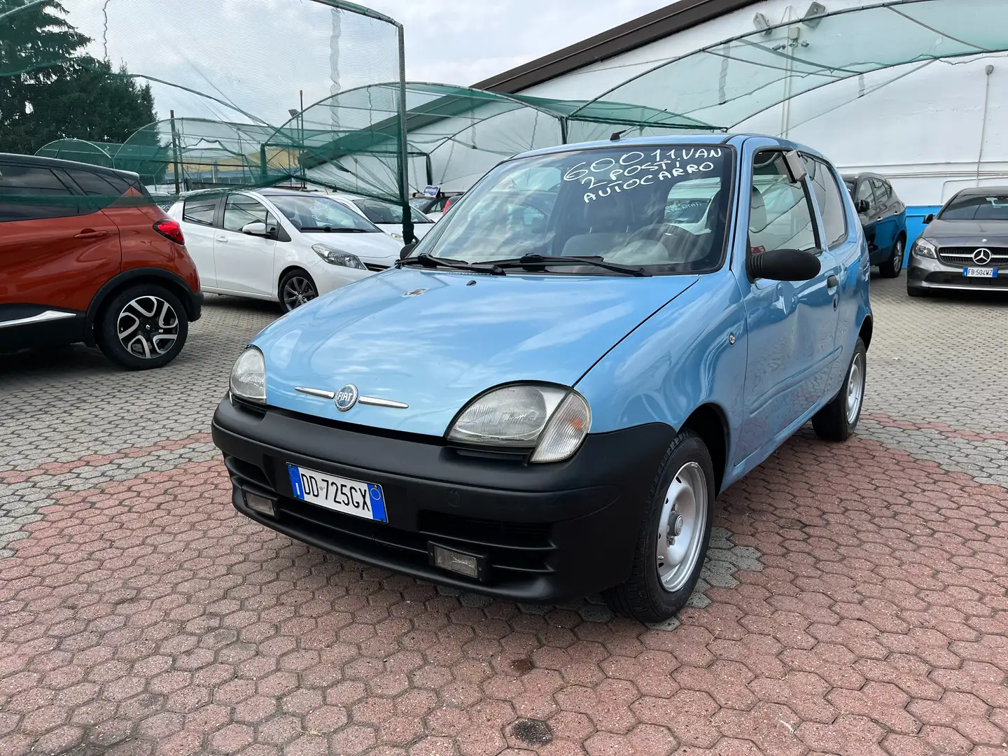 Fiat 600 1.1 2 posti autocarro Modrá - 1