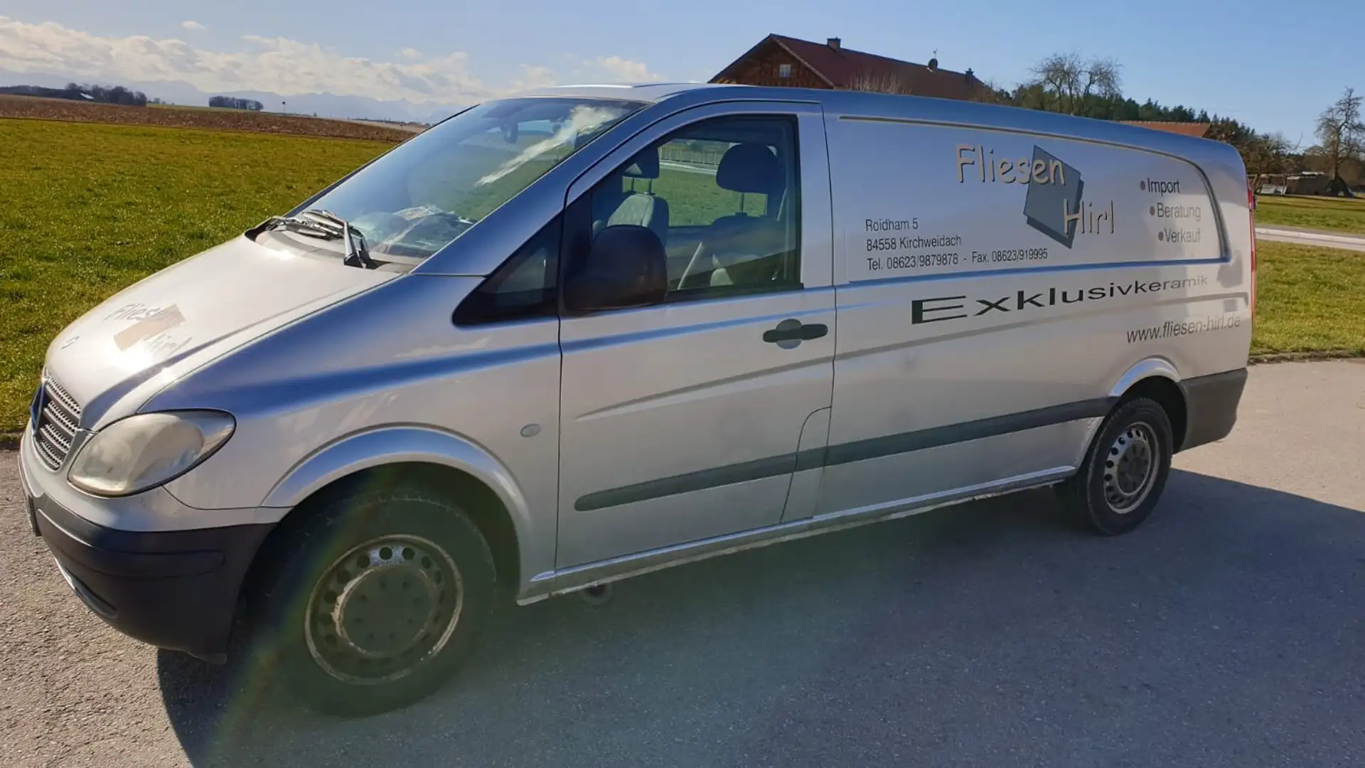Mercedes-Benz Vito Vito 115 CDI Extralang Silber - 1