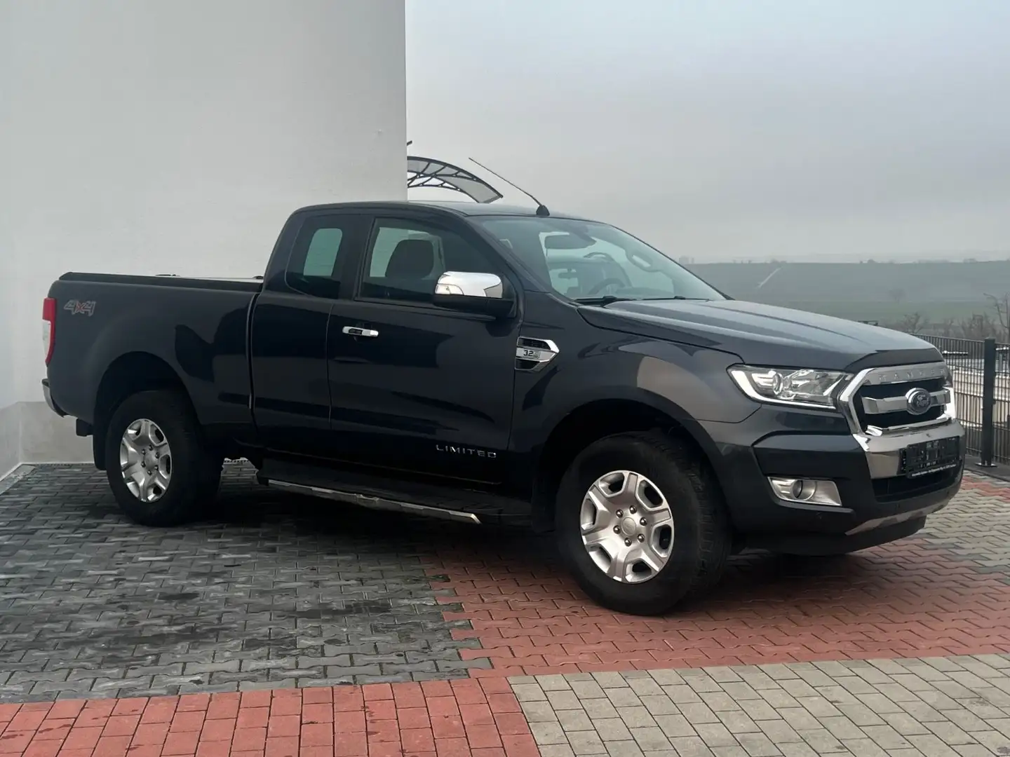 Ford Ranger Limited ExtraCab 4x4*NUR 87TKM*AHK-3.5To* Gris - 1