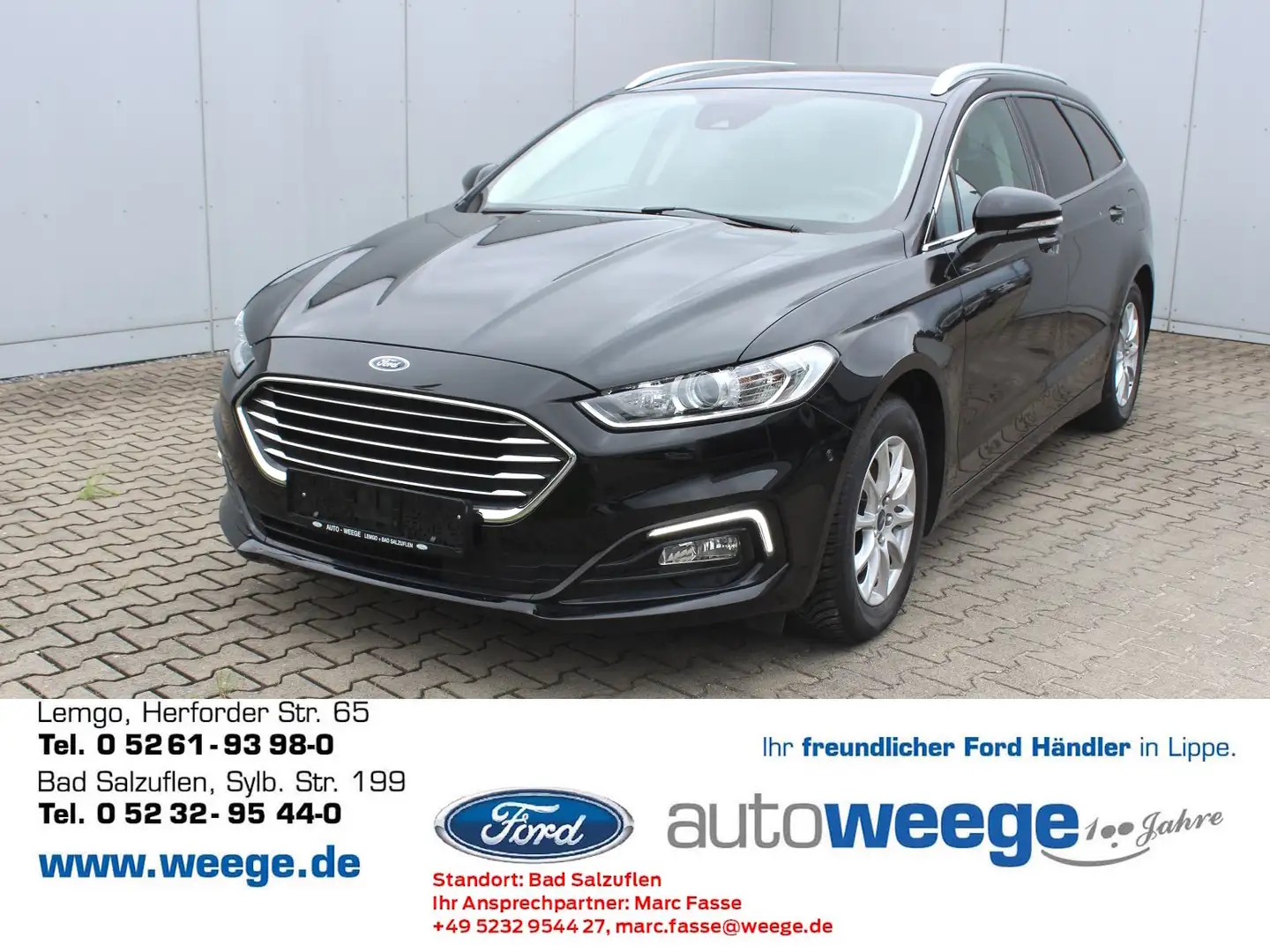 Ford Mondeo Business Edition 2,0 EcoBlue Start/Stopp Noir - 1