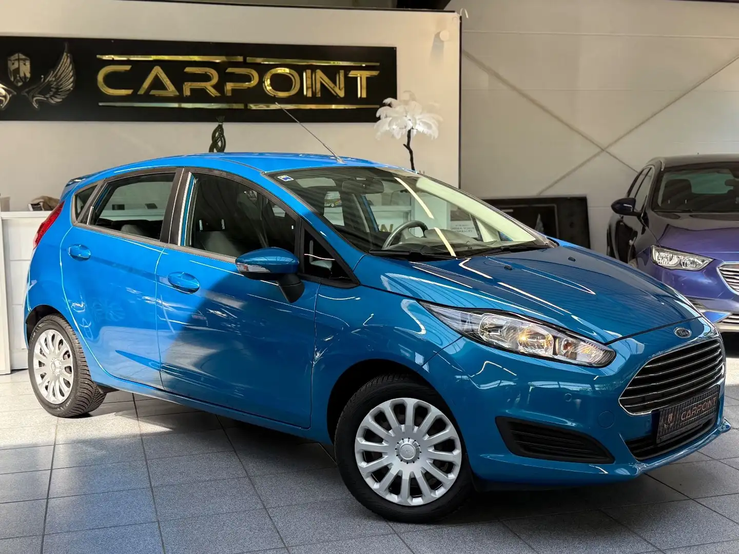 Ford Fiesta Trend /1-Hand/SHZ/Parksensoren/41.500km Bleu - 2