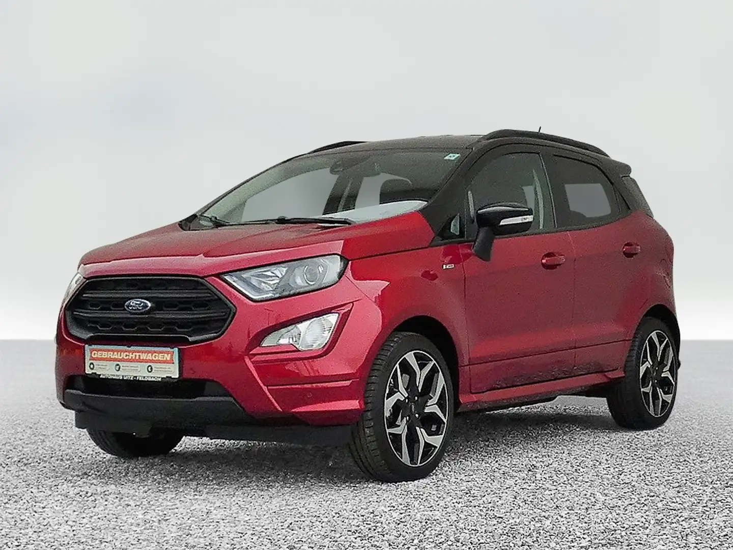 Ford EcoSport 1.0 EcoBoost ST-Line +Ambiente+RKam+PTS Piros - 2