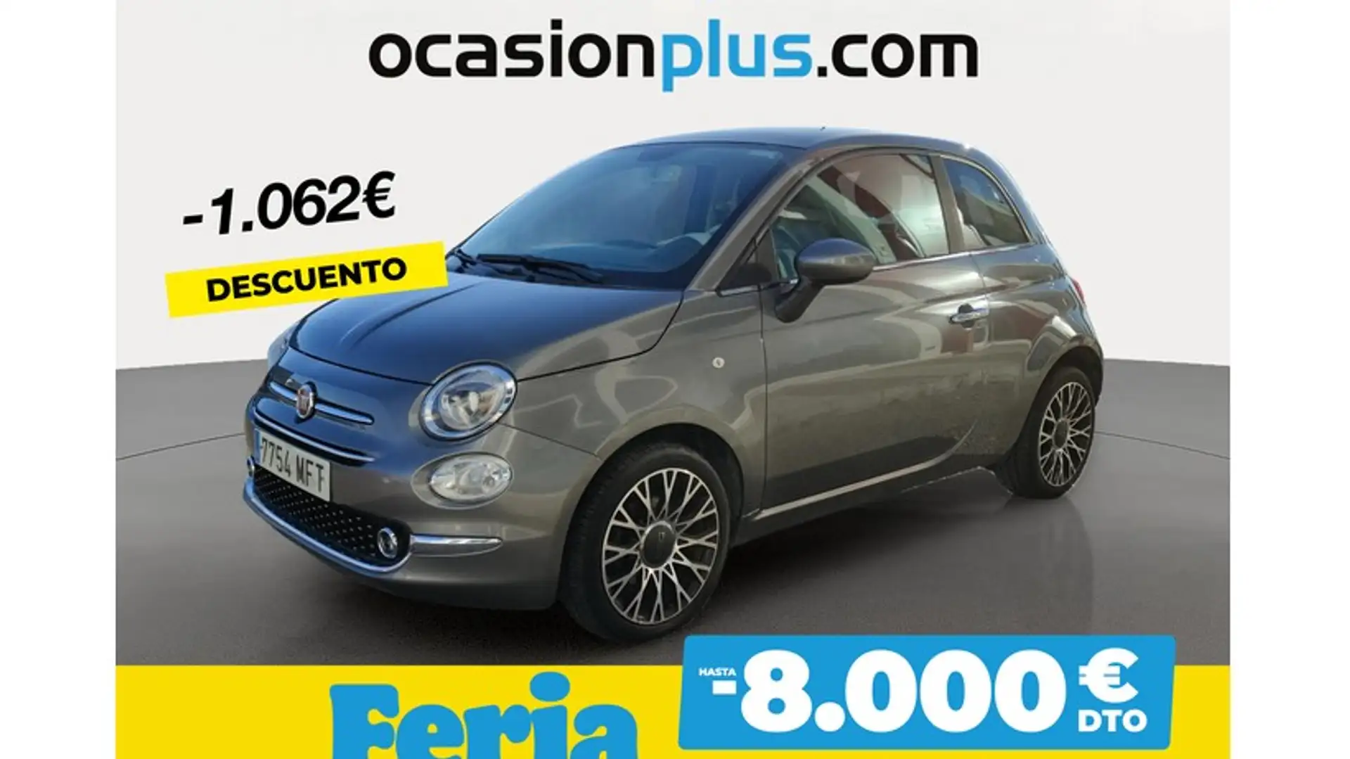 Fiat 500 1.0 Hybrid Dolcevita 52kW Gris - 1