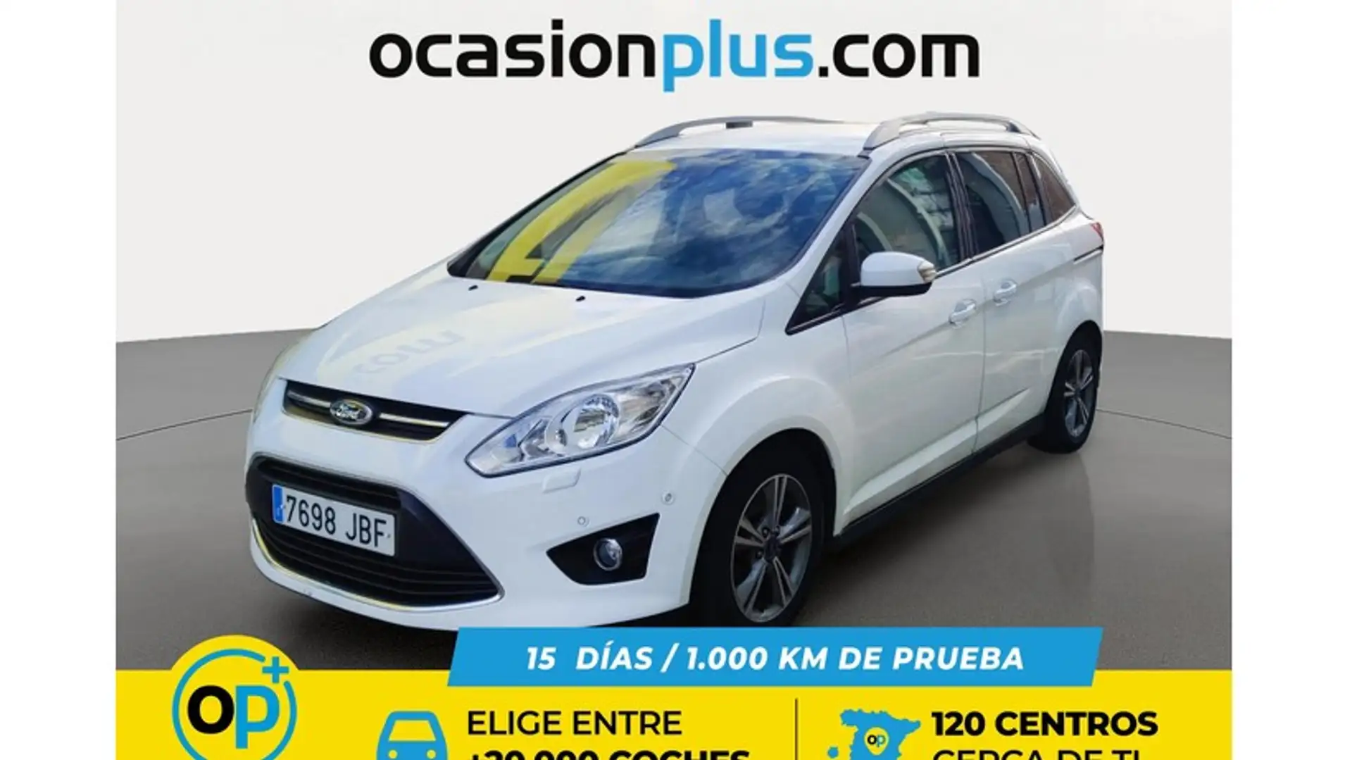 Ford Grand C-Max 1.0 Ecoboost Auto-S&S Trend 125 Weiß - 1