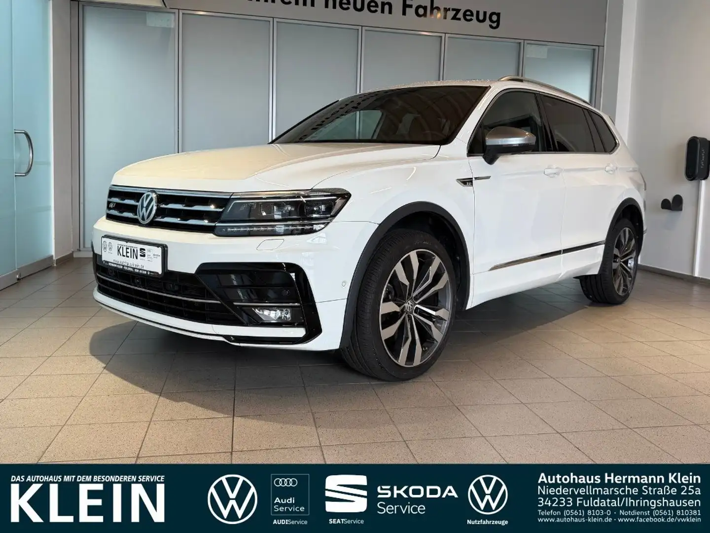 Volkswagen Tiguan Allspace 2.0 TDI Highline 4Motion AHK, Pano, Area- Weiß - 1
