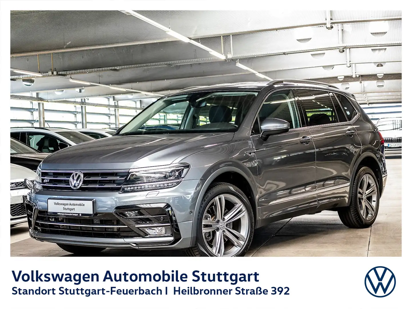 Volkswagen Tiguan Allspace R-Line 2.0 TDI DSG Kamera AHK Grau - 2