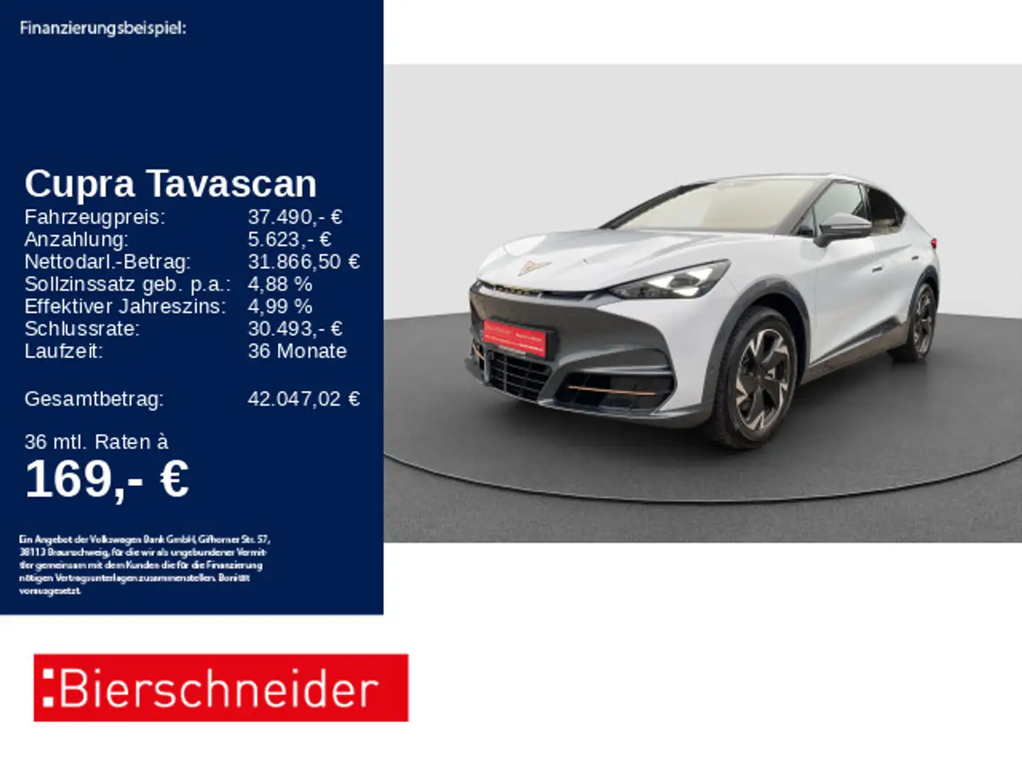 CUPRA Tavascan Endurance WÄPU SHZ MATRIX GANZJAHR Weiß - 1