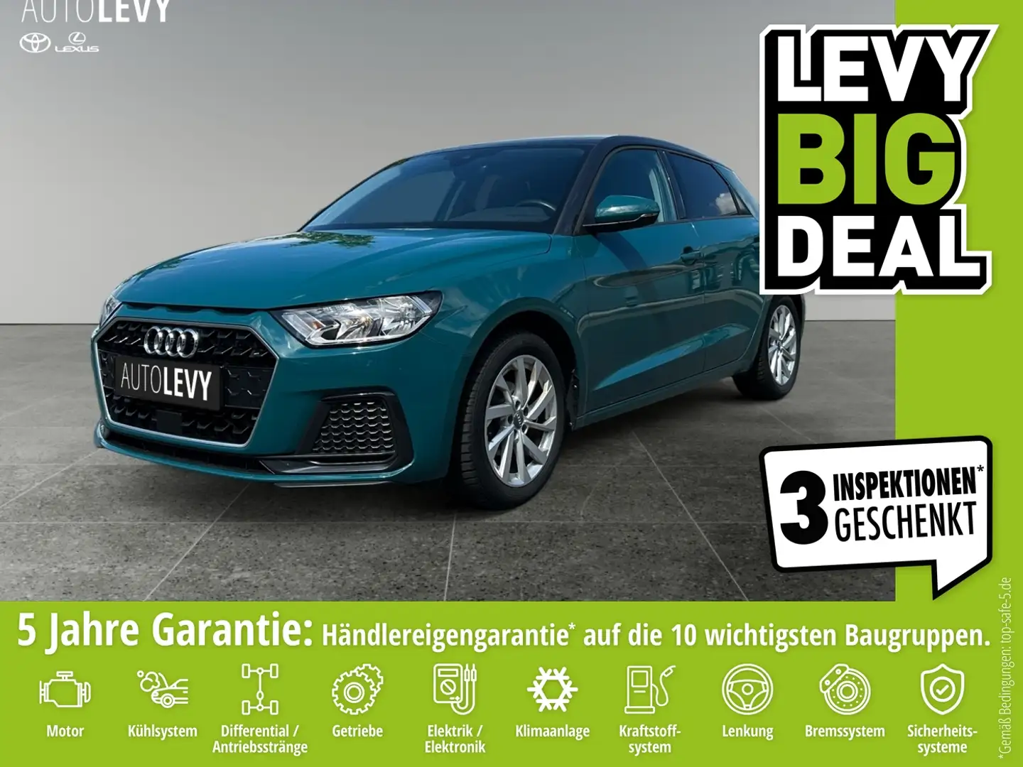 Audi A1 1,0 Sportback 25 TFSI *KLIMA*DAB*APPLECARPLAY* Verde - 1