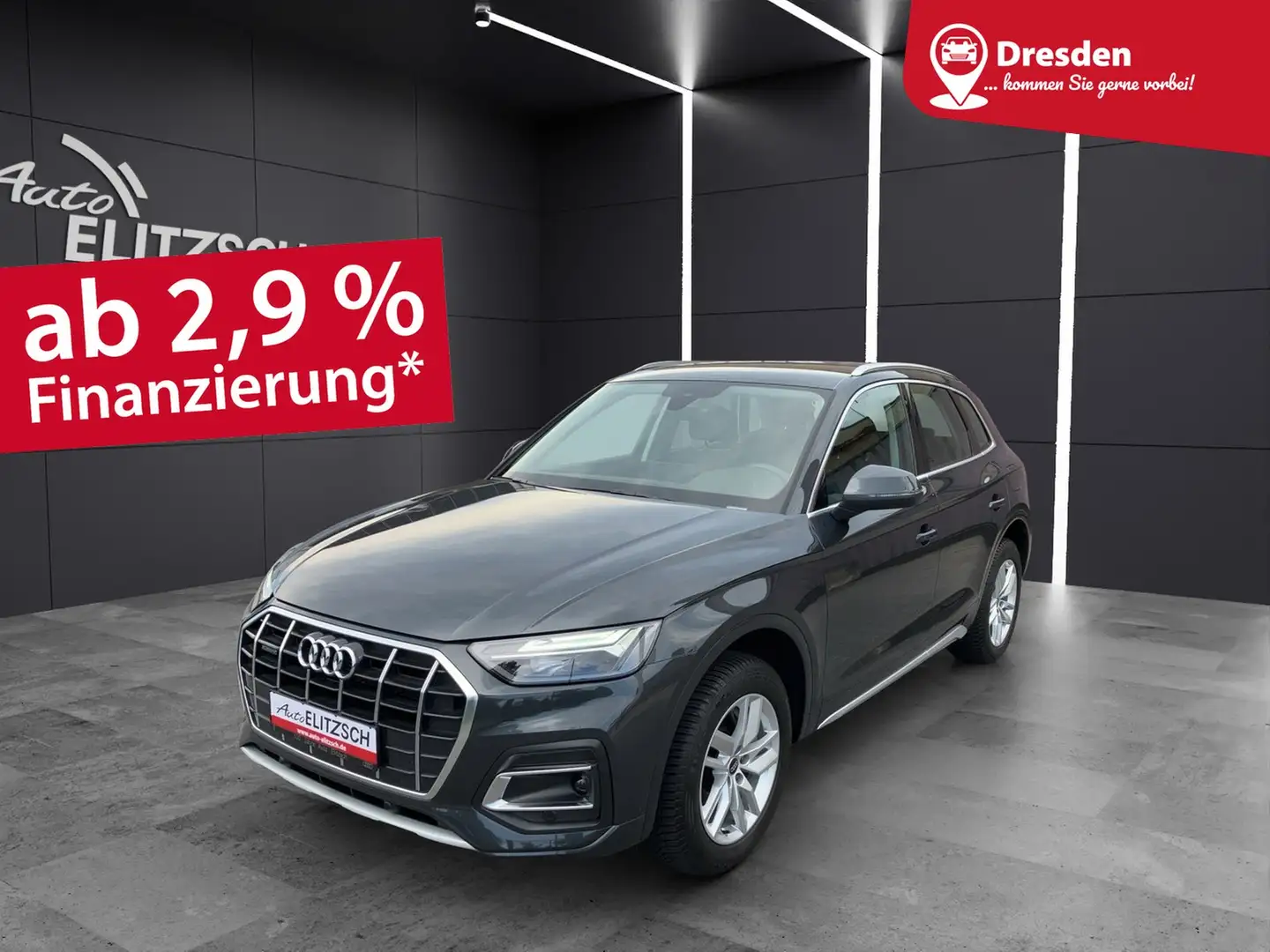 Audi Q5 50 TFSI e quattro S-tronic LED ACC NAVI AVC Grau - 1